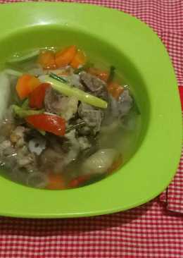 Asem2 daging & balungan (tulang sapi)