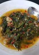 Sayur genjer tumis udang