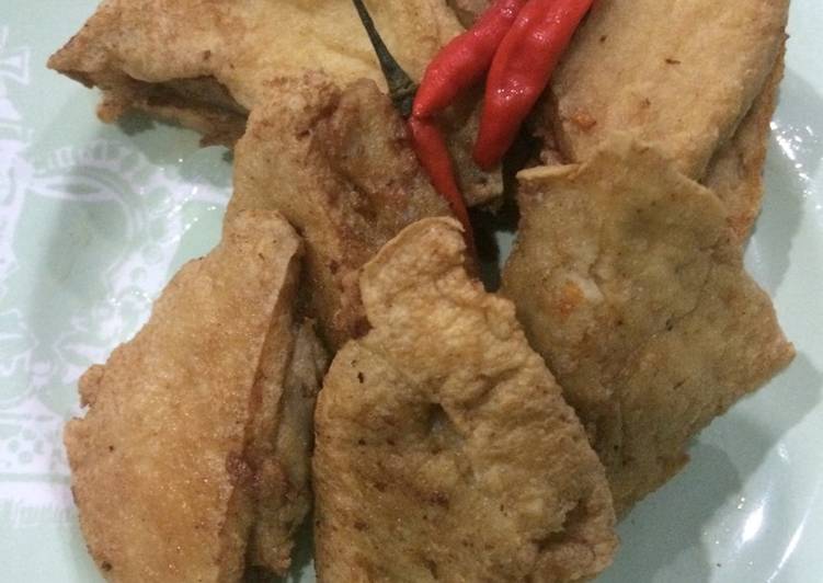 Resep Tahu bakso ayam ikan