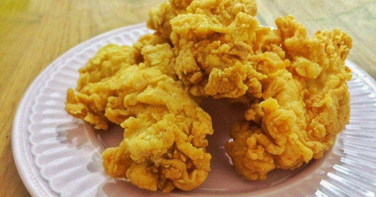 Resep Homemade Kentucky Fried Chicken ala Saltytongue (Famella)