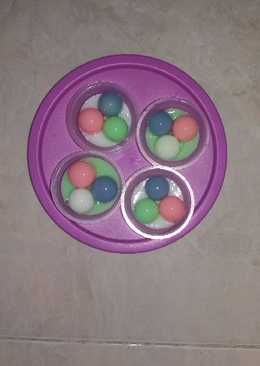 Puding bola warna warni