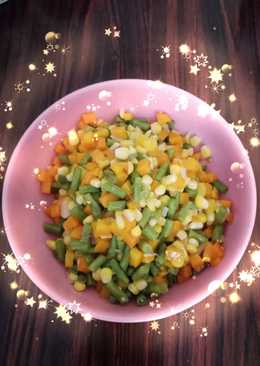 Tumis Buncis baby, wortel jagung madu expres