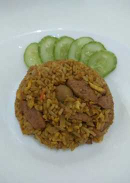 Nasi goreng sosis & bakso