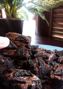 Brownies Panggang Oreo