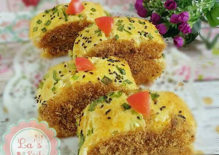 resep masakan Meat Floss Roll Buns