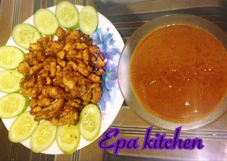 Resep Sate ayam teflon Karya EPA kitchen