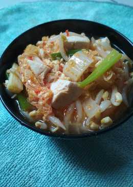 Sundubu jjigae a.k.a sayur tauge ala korea ðŸ˜Š