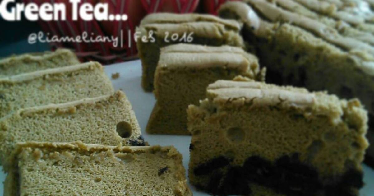 Resep Ogura Cake Green Tea...