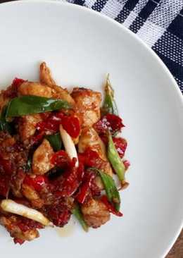 Oseng ayam pedas ala Thai (Pad Prik King)-PR_asianfood