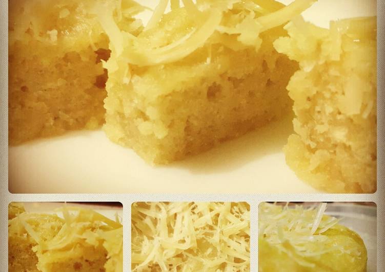 resep masakan Bolu Talas Kukus Keju