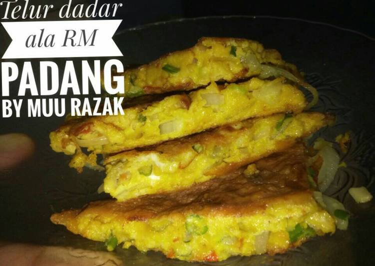 Resep Telur dadar ala RM padang By Muu Kitchen's