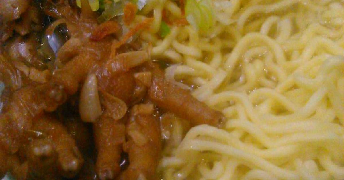 Mie ayam ceker - 41 resep - Cookpad