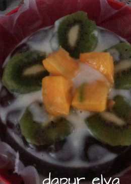 Puding Buah Fla Vanila