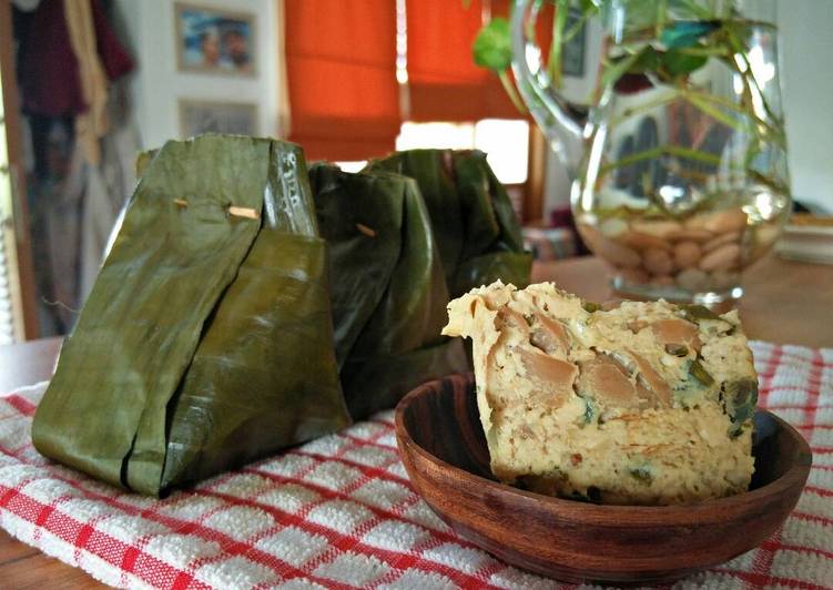 gambar untuk resep makanan Pepes tahu, jamur, ati, rempela