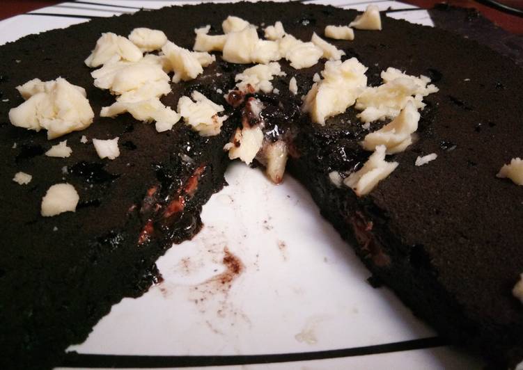 gambar untuk cara membuat Easy Oreo lava cake anti gagal