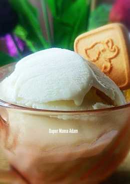 Yogurt Ice Cream / Es Krim Yogurt (Tanpa Telur dan SP) Simple n