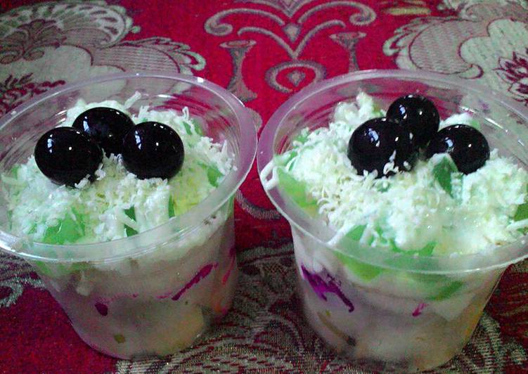 Resep Sabu sabu alias salad buah ala bunda arfan Oleh Aida Mignon