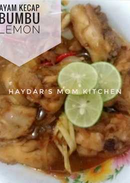 Ayam kecap bumbu lemon