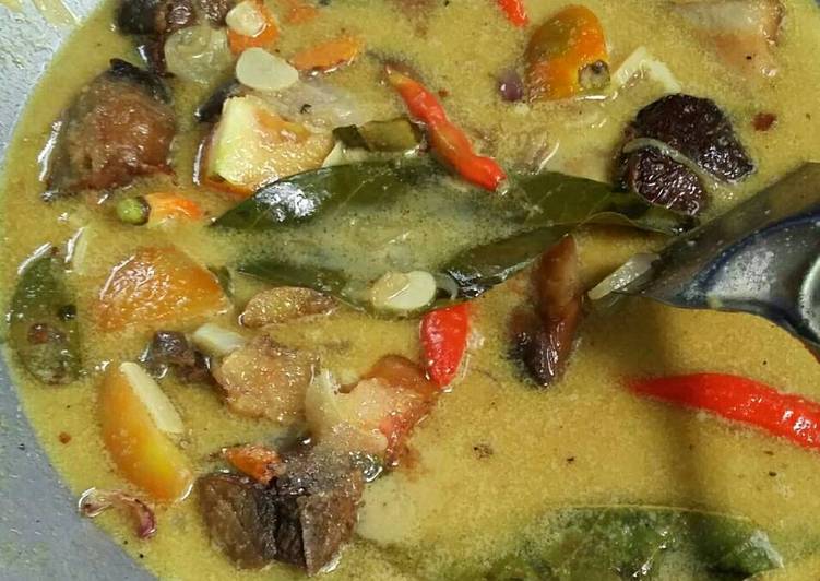 resep Mangut(pari kuah santan)