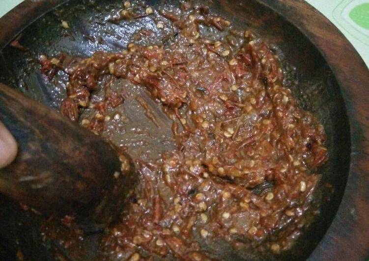 gambar untuk resep Sambel Terasi Matang