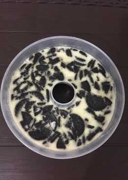 Puding susu oreo