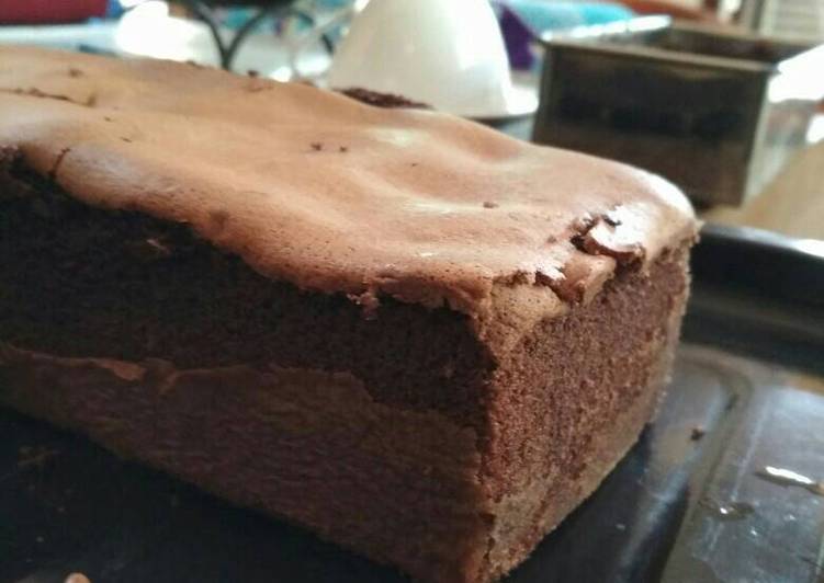 resep makanan Cake Coklat lembuut,empuk binngitzz(cuma 4 telur+tips)??????