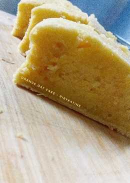 Orange lemon oat cake (irit bahan/sehat/no BP&SP)