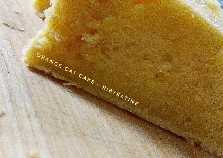 gambar untuk resep Orange lemon oat cake (irit bahan/sehat/no BP&SP)