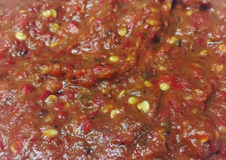 resep Sambal terasi / belacan