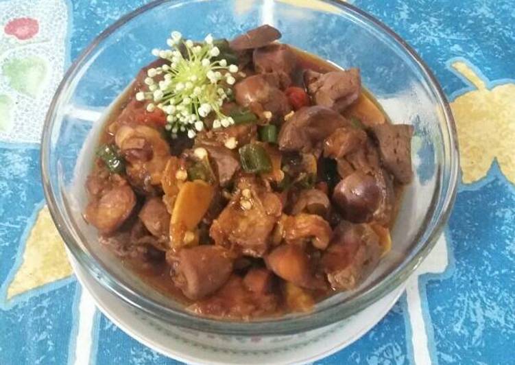 gambar untuk resep makanan Ampela ati bumbu kecap