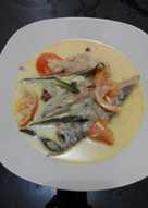 Gulai pindang cakalang cabai hijau