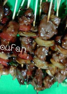 Sate sapi BBQ (simple & dijamin enak!!)