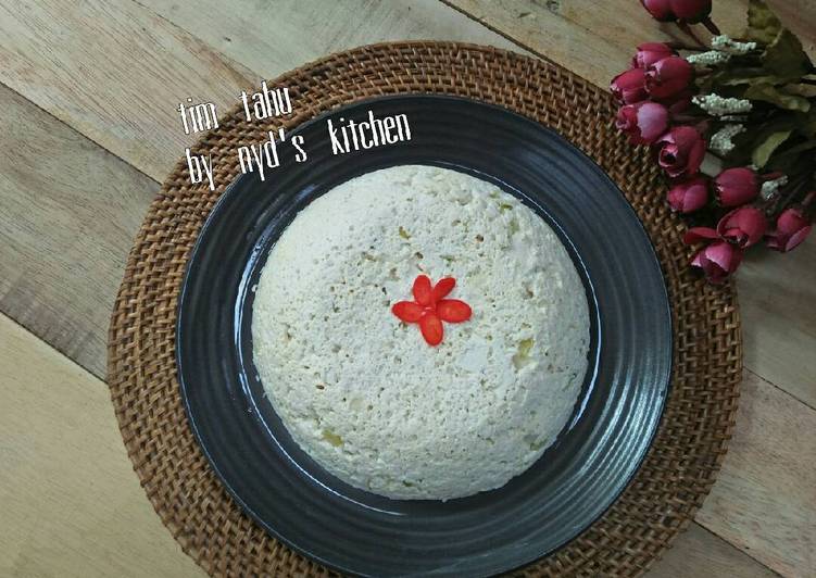 resep makanan Tim Tahu (menu diet enak)