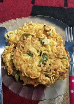 Omlet mie + sayur