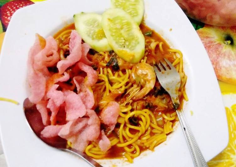 gambar untuk resep Mie Kuning Tumis Aceh seafood