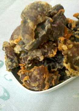 Kudapan Asin : Jamur Kuping Crispy Sederhana