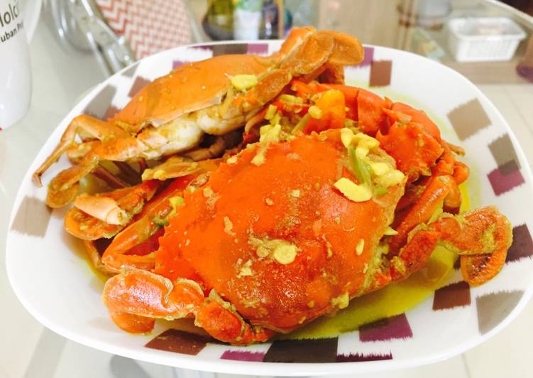  Resep Kepiting bumbu kuning resep ibu mertua oleh putri 