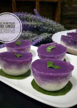 Kue Talam Pulut Ubi Ungu