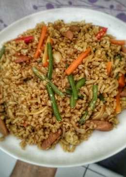 Nasgor mawut (mawut sayur)