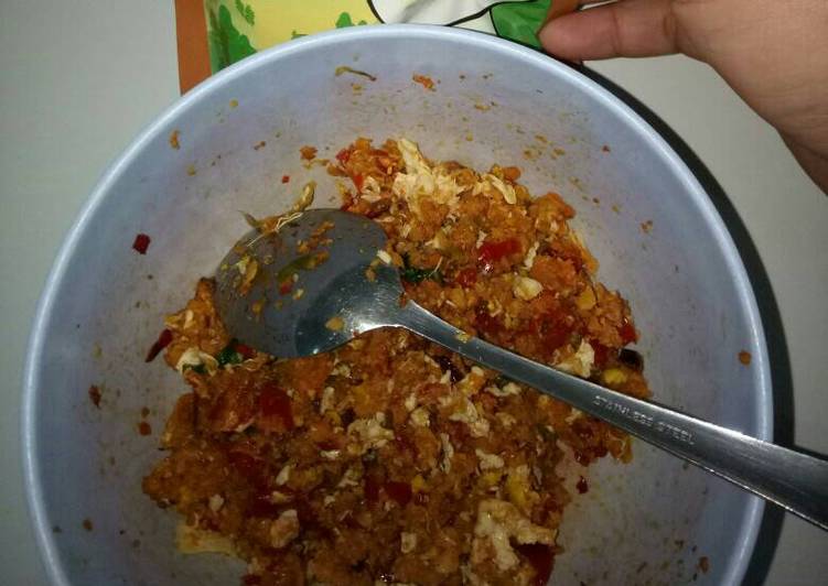 Resep Oreg oncom telur orak-arik Dari nur rofiqoh khasanah