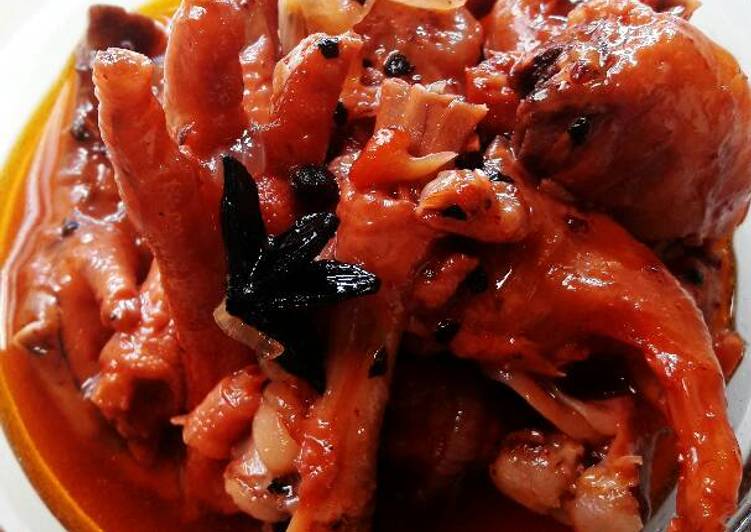 gambar untuk resep makanan Ceker masak merah ala dimsum