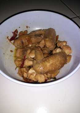 Ayam goreng mentega kecap pedas