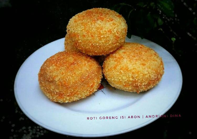 resep Roti Goreng Isi Abon (No ulen, irit & simple)