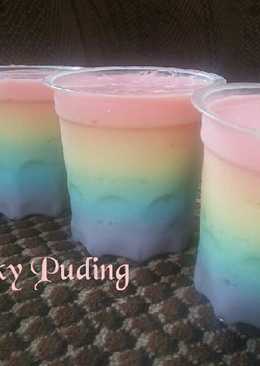 Rainbow Silky puding