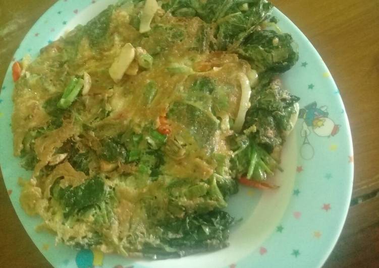 Resep Omlet bayam Kiriman dari Restufadly