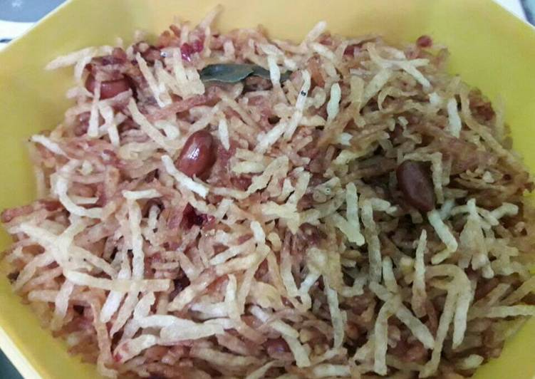 resep masakan Kentang Kering Teri Kacang