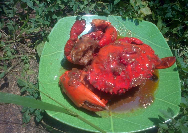 Resep Kepiting Asam Manis Hot Oleh Dewi Mulia Sari