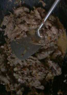 Rendang jantung pisang