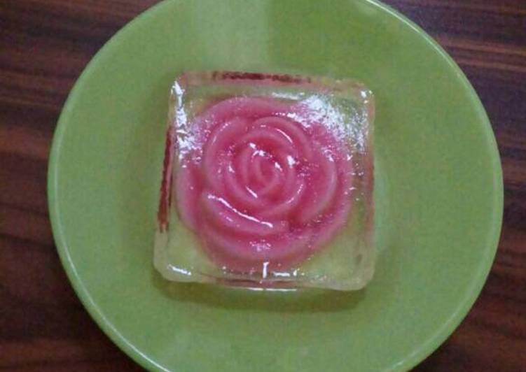 gambar untuk resep Puding Mawar ??