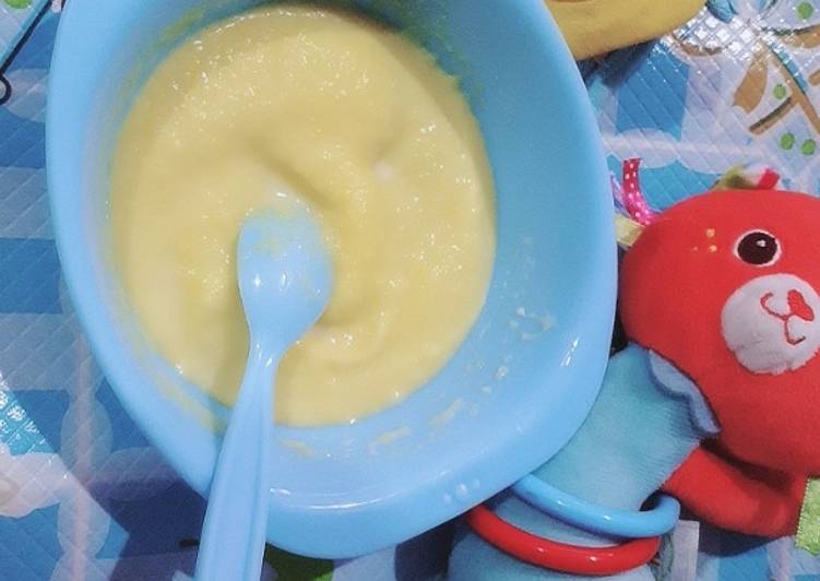 resep lengkap untuk MPASI 6+Puree Kentang Susu